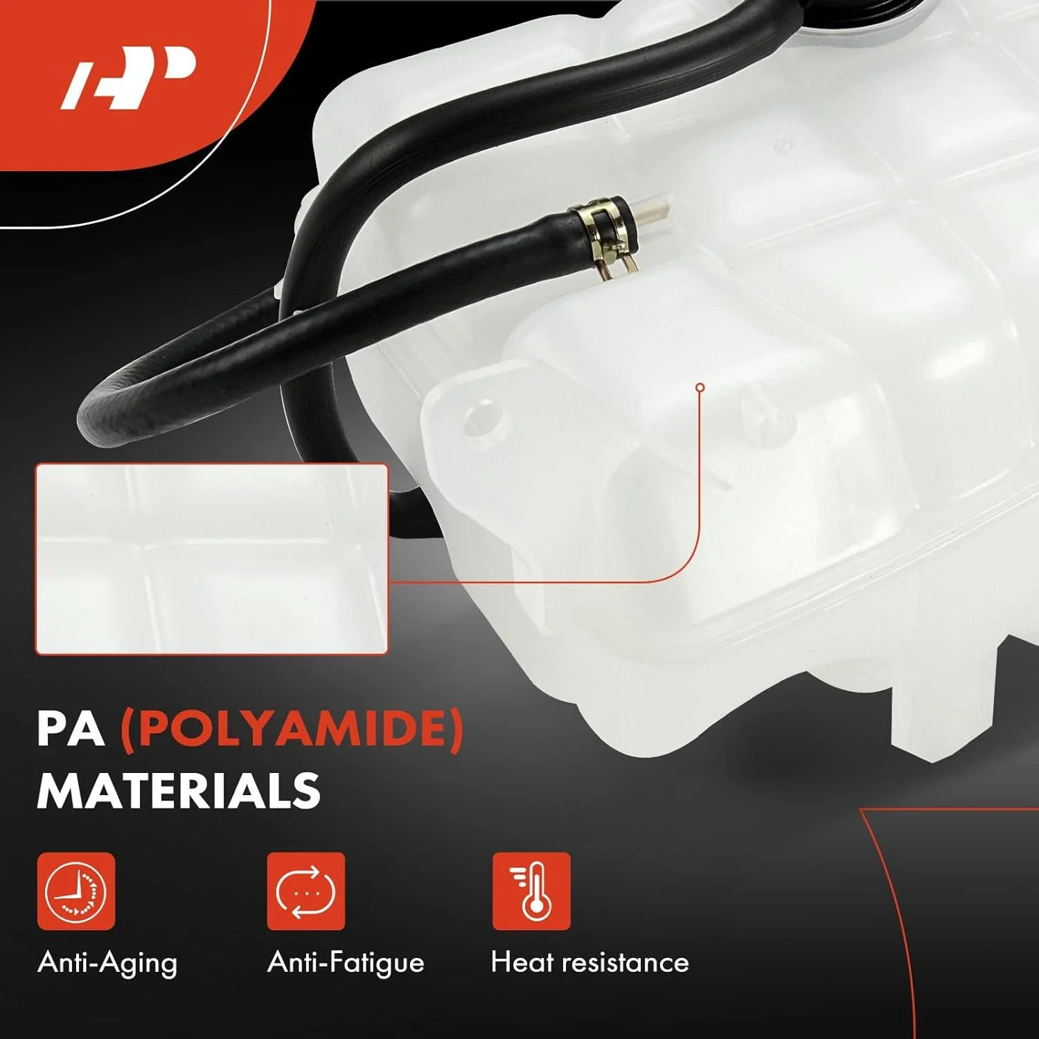 منبع انبساط خنک کننده سازگار با جیپ لیبرتی ۲۰۰۲-۲۰۰۷ موتور ۳.۷ لیتری (جلو)