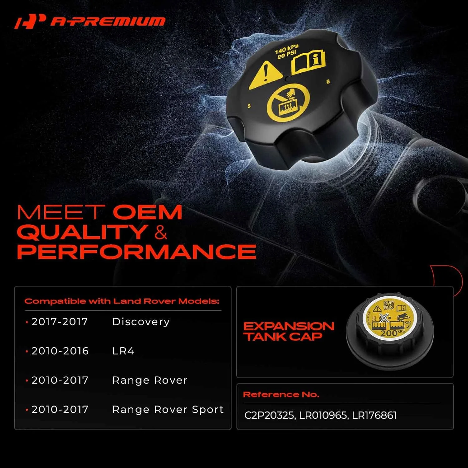 درب مخزن انبساط رادیاتور سازگار با لندرور رنج روور ۲۰۱۰-۲۰۱۷، ال آر ۴ ۲۰۱۰-۲۰۱۶، دیسکاوری ۲۰۱۷، رنج روور اسپورت ۲۰۱۰-۲۰۱۷ درب مخزن انبساط رادیاتور سازگار با لندرور رنج روور ۲۰۱۰-۲۰۱۷، ال آر ۴ ۲۰۱۰-۲۰۱۶، دیسکاوری ۲۰۱۷، رنج روور اسپورت ۲۰۱۰-۲۰۱۷