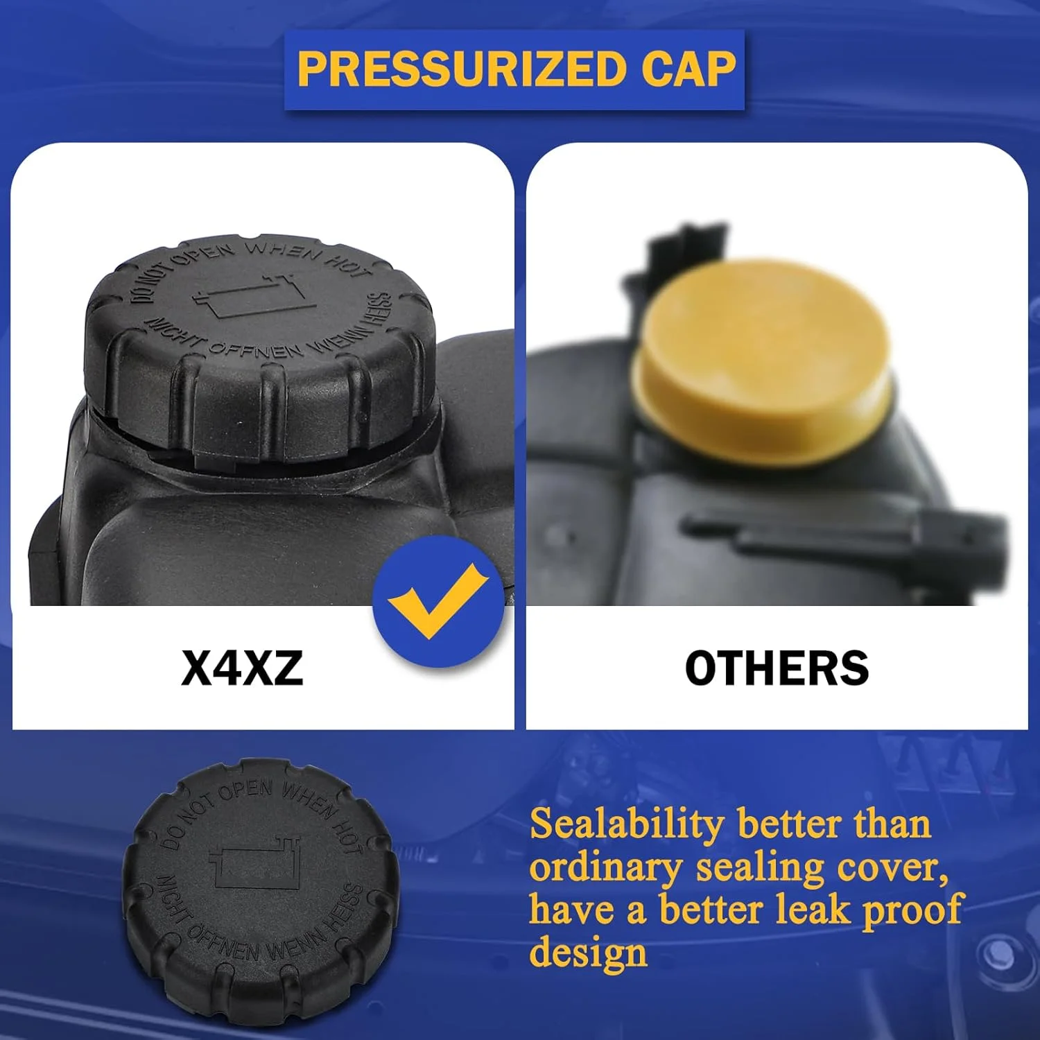 مخزن انبساط رادیاتور خنک کننده موتور 603-283 به همراه درب تحت فشار برای مرسدس بنز CLS350 CLS500 CLS550 CLS63 E63 E55 CLS55 AMG E280 E300 E320 E350 E500 E550 جایگزین # 2115000049 FRT2411C