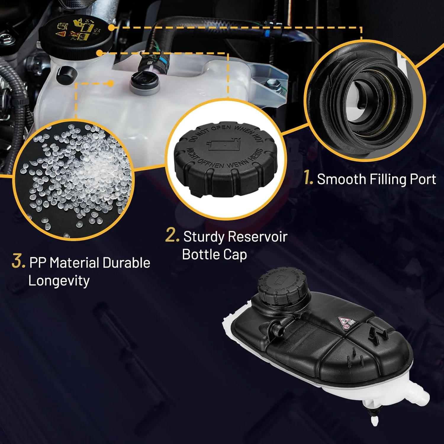 مخزن انبساط مایع خنک کننده موتور SYKRSS مدل EPK0133 سازگار با مرسدس بنز B250 CLA250 GLA250 CLA45 AMG GLA45 AMG سال های 2013-2018 جایگزین 2465000049 EPT0133 مخزن انبساط مایع خنک کننده موتور SYKRSS مدل EPK0133 سازگار با مرسدس بنز B250 CLA250 GLA250 CLA45 AMG GLA45 AMG سال های 2013-2018 جایگزین 2465000049 EPT0133