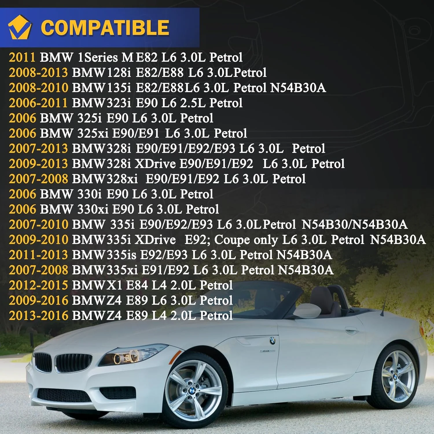 مخزن خنک کننده موتور X4XZ 603-334، مخزن انبساط رادیاتور با سنسور سطح و درب برای BMW 330i 335i X1 Z4 E82 E88 E90 E91 E92 E93 17137607482 17137567462 17137640514