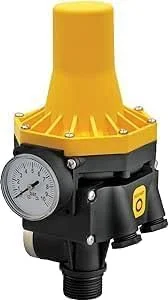 کیت فشار نوع عمودی، کنترلر فشار اتوماتیک پمپ آب 1.5bar-3.0bar 220V-240V پمپ آب با شیر یک طرفه سیستم الکترونیکی هیدرولیک، مناسب برای ویلا، دفتر کارگاهی، مجلس و باغ