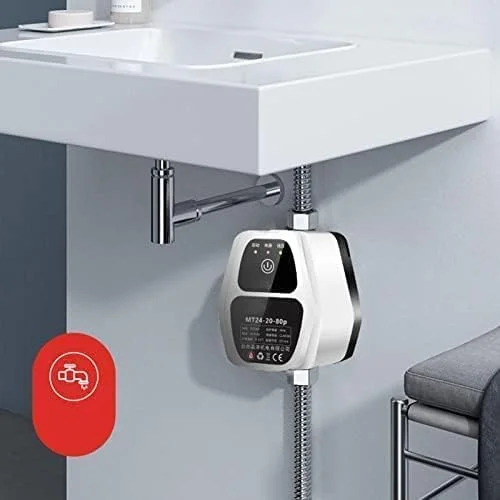 پمپ تقویت کننده و چرخشی آب دوش دیواری Eujgoov، 100-240 ولت، تنظیم خودکار، جریان 20 لیتر در دقیقه، ارتفاع 20 متر، پلاستیکی، چند رنگ