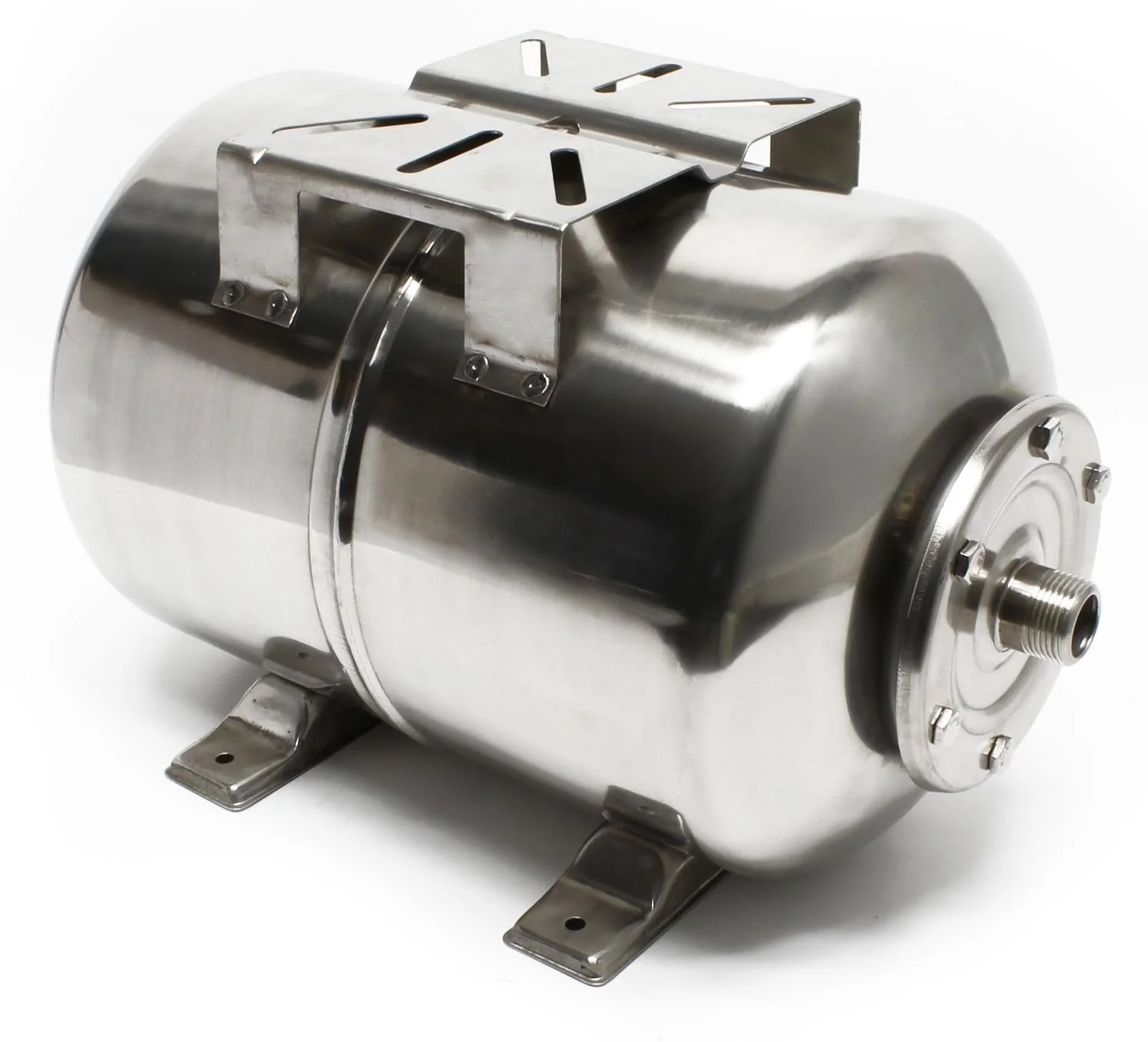 مخزن تحت فشار 50 لیتری استیل ضد زنگ WilTec با غشای EPDM برای پمپ های آبرسانی خانگی