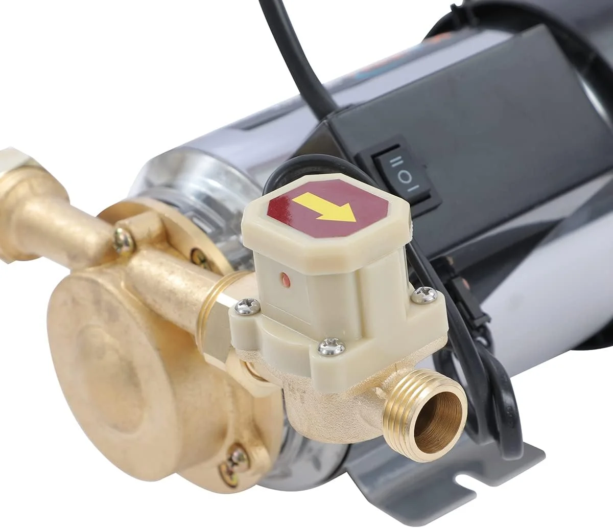 پمپ تقویت فشار آب کاتسو تولز 230 وات، سوئیچ کنترل فشار روشن/خاموش اتوماتیک، پمپ آب گرم و سرد برای باغ، منزل، دوش، ماشین لباسشویی 151414