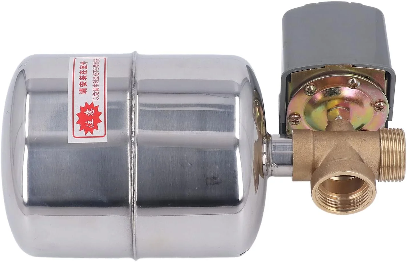 کلید کنترل فشار، کیت نصب مخزن فشار 110V-230V با کیت شیر یک طرفه مسی مخزن فشار استیل برای پمپ جت، پمپ باغ