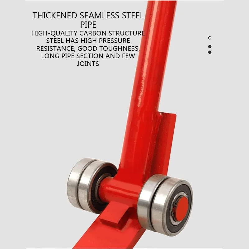 اهرم اهرمی چرخ دار سنگین GHQERTY با سر صاف، لوله فولادی بدون درز ضخیم شده، تجهیزات بلند کردن و جابجایی (1.5 تن) اهرم اهرمی چرخ دار سنگین GHQERTY با سر صاف، لوله فولادی بدون درز ضخیم شده، تجهیزات بلند کردن و جابجایی (1.5 تن)