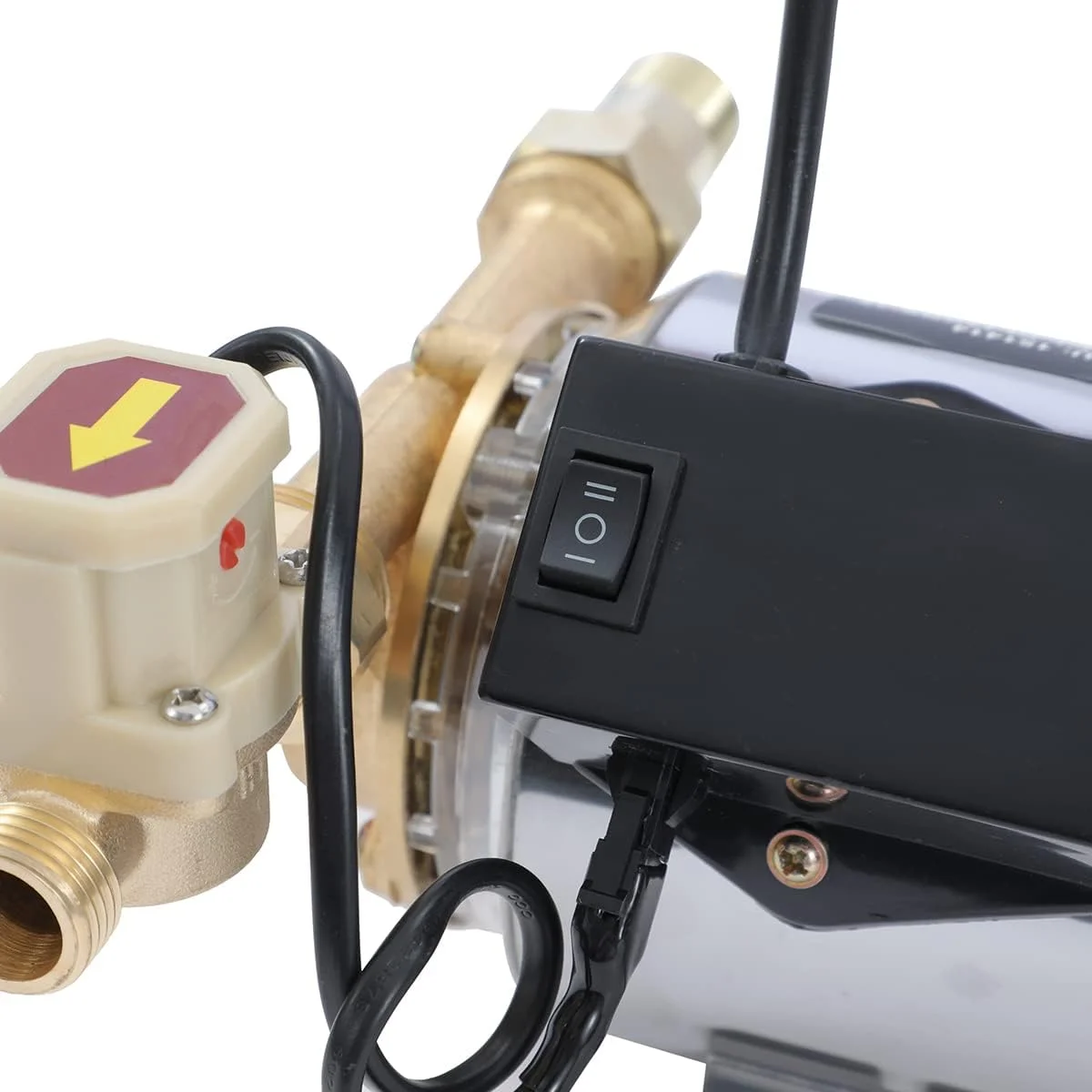 پمپ تقویت فشار آب کاتسو تولز 230 وات، سوئیچ کنترل فشار روشن/خاموش اتوماتیک، پمپ آب گرم و سرد برای باغ، منزل، دوش، ماشین لباسشویی 151414