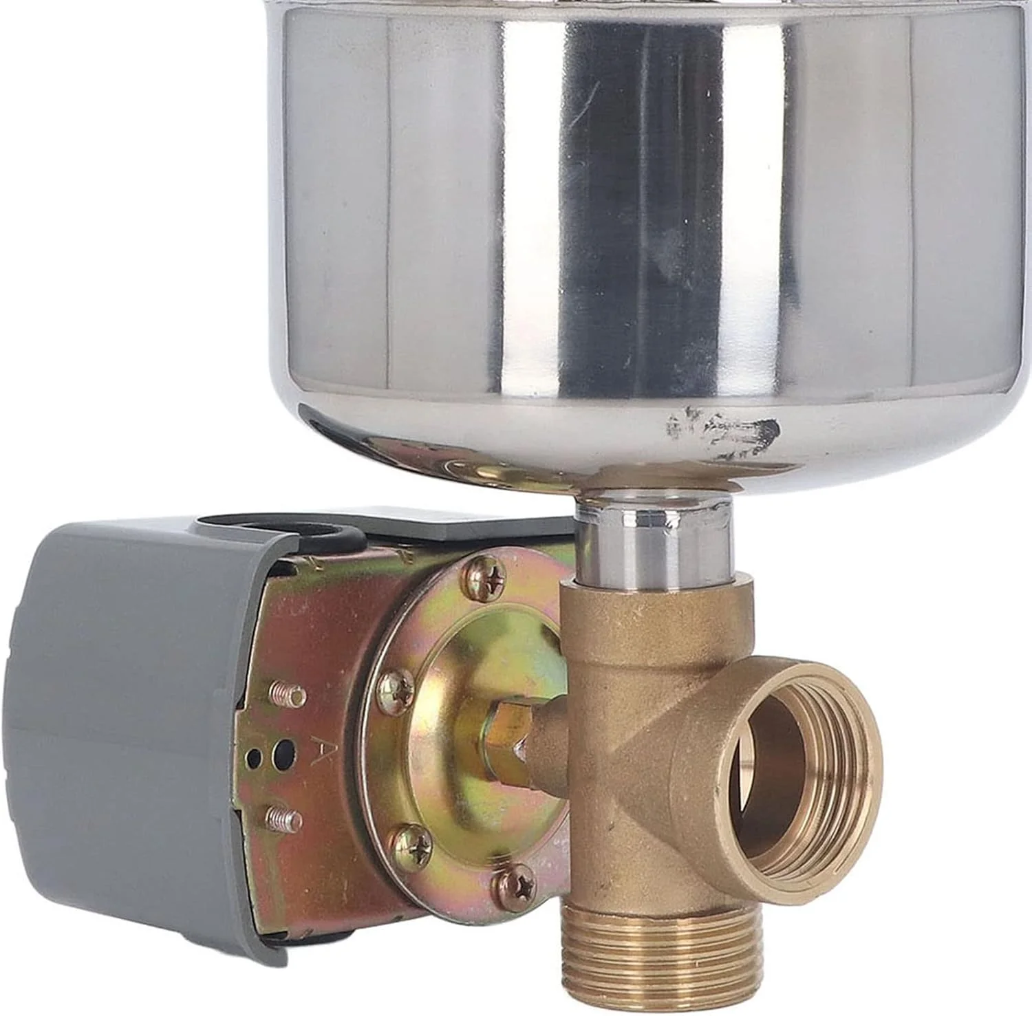 کلید کنترل فشار، کیت نصب مخزن فشار 110V-230V با کیت شیر یک طرفه مسی مخزن فشار استیل برای پمپ جت، پمپ باغ
