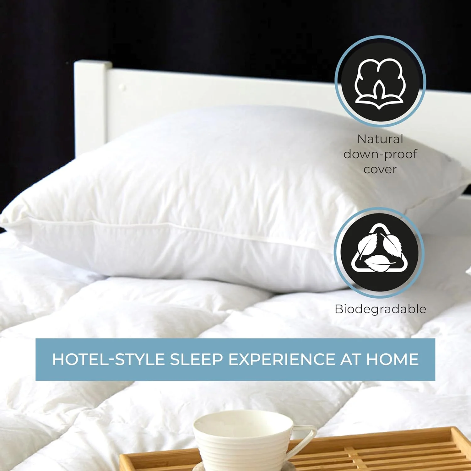 بالش لوکس پر غاز سیبری 50% و پر کوچک غاز 50% برای خواب. بالش تخت راحت با پشتیبانی بالا، 100% پنبه ارگانیک (سایز کویین 50 * 75 سانتی متر). بالش لوکس پر غاز سیبری 50% و پر کوچک غاز 50% برای خواب. بالش تخت راحت با پشتیبانی بالا، 100% پنبه ارگانیک (سایز کویین 50 * 75 سانتی متر).