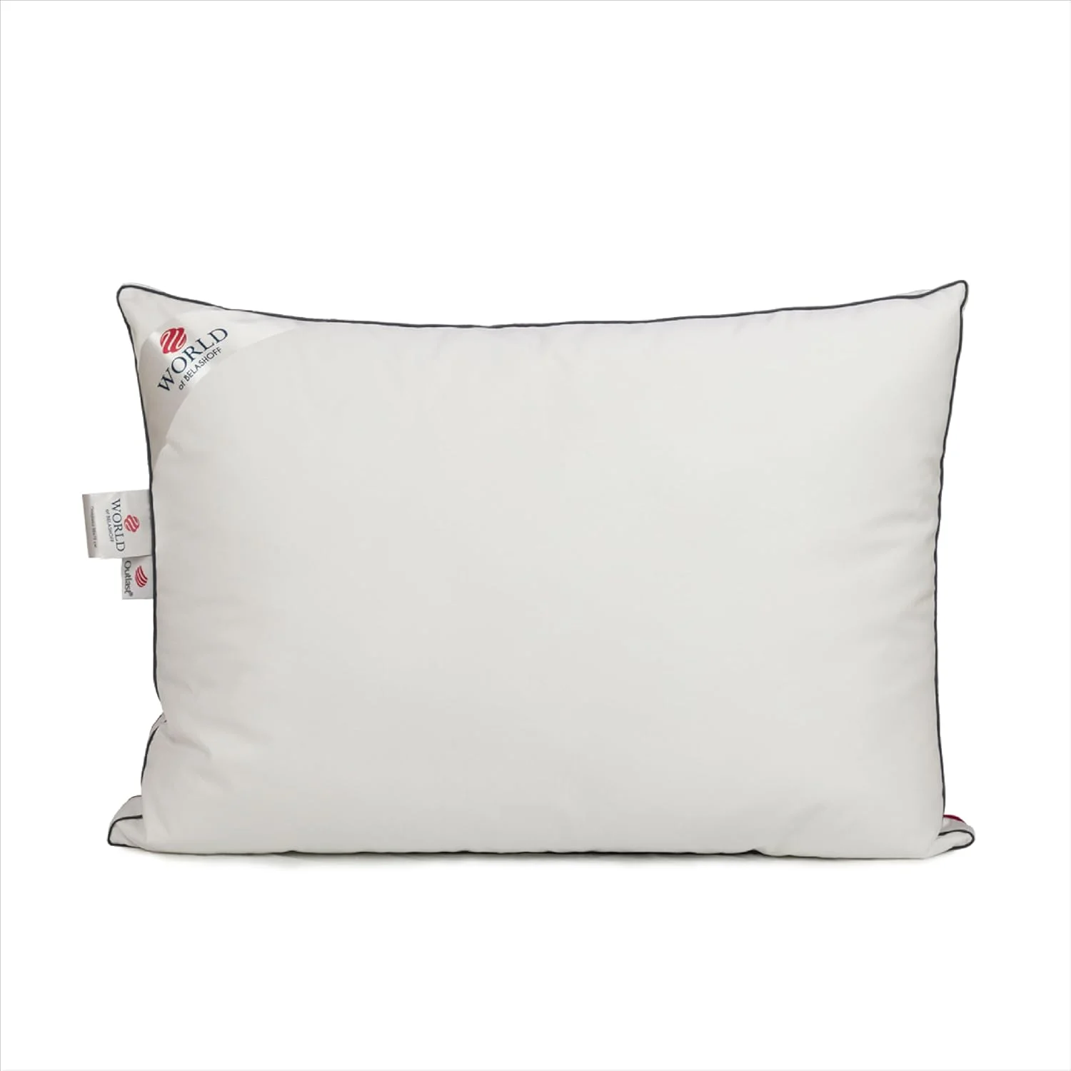 بالش ممتاز ClimateBalance Elite از WORLD OF BELASHOFF. بالش نرم سایز کوئین برای خواب با فناوری دو طرفه و پر شده با الیاف ضد حساسیت 1000 گرمی. بالش راحت برای خواب 50x75 سانتی متر.