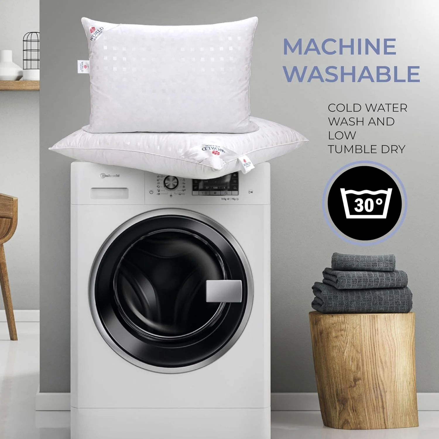 بالش پر غاز کوچک سیبری اعلا و لوکس بلاشوف، 100% پنبه ارگانیک (سایز کینگ 50x90 سانتی متر) بالش پر غاز کوچک سیبری اعلا و لوکس بلاشوف، 100% پنبه ارگانیک (سایز کینگ 50x90 سانتی متر)