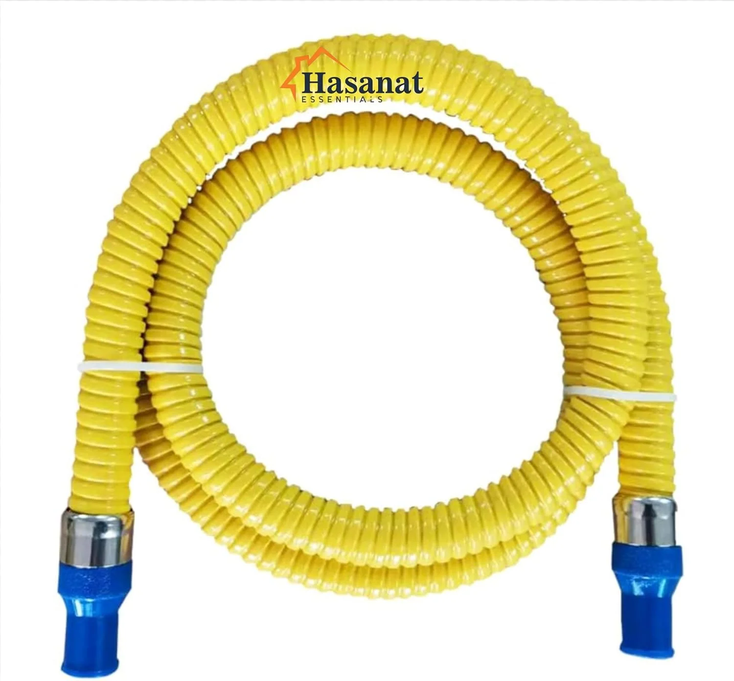 شلنگ گاز طبیعی حسنات اسنشیالز بیوتی در اندازه‌های مختلف، شلنگ گاز پروپان PVC مقاوم در برابر خوردگی، بادوام، لوله اتصال سریع رزوه ای