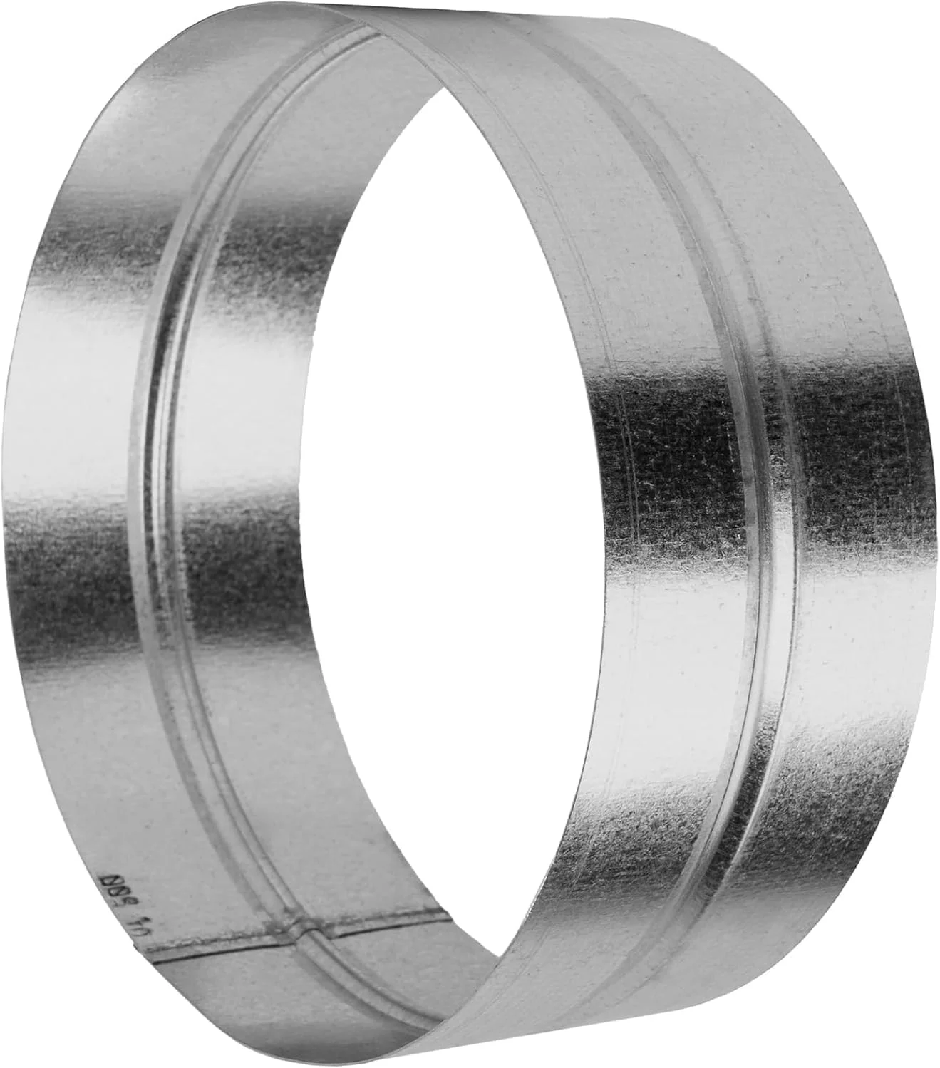 رابط لوله گالوانیزه فولادی برای سیستم های تهویه گرد، ایده آل برای افزایش طول یا اتصال لوله های گالوانیزه (8 اینچ)