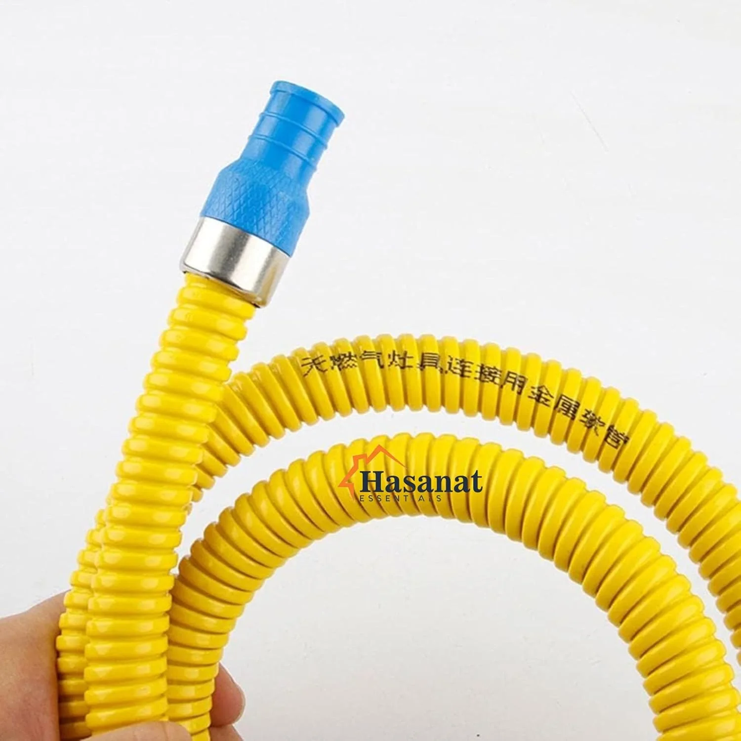 شلنگ گاز طبیعی حسنات اسنشیالز بیوتی در اندازه‌های مختلف، شلنگ گاز پروپان PVC مقاوم در برابر خوردگی، بادوام، لوله اتصال سریع رزوه ای