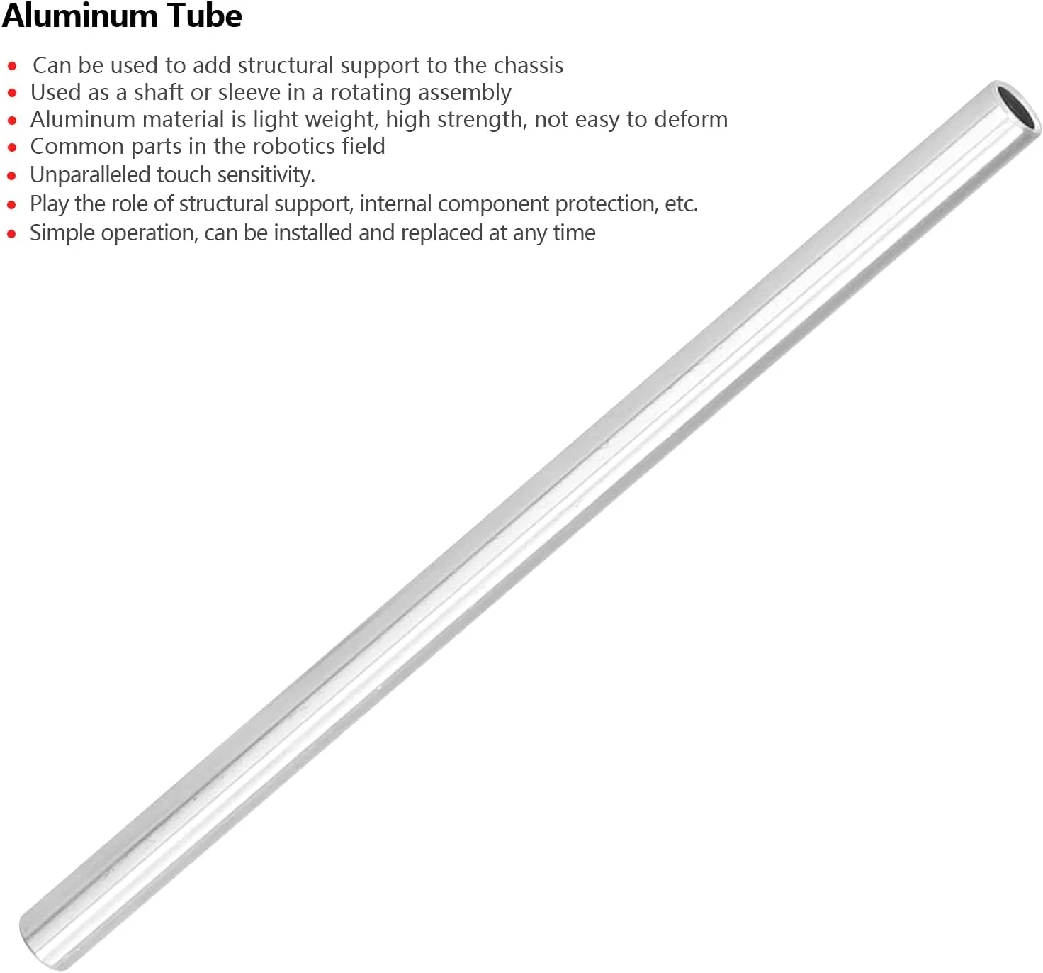 لوله پشتیبانی گرد FEYV، قطر خارجی 8 میلی متر، قطر داخلی 6 میلی متر 6100‑0608‑0200 لوله آلومینیومی با استحکام بالا اندازه های استاندارد برای اتصالات رباتیک برای تثبیت ساختاری لوله پشتیبانی گرد FEYV، قطر خارجی 8 میلی متر، قطر داخلی 6 میلی متر 6100‑0608‑0200 لوله آلومینیومی با استحکام بالا اندازه های استاندارد برای اتصالات رباتیک برای تثبیت ساختاری