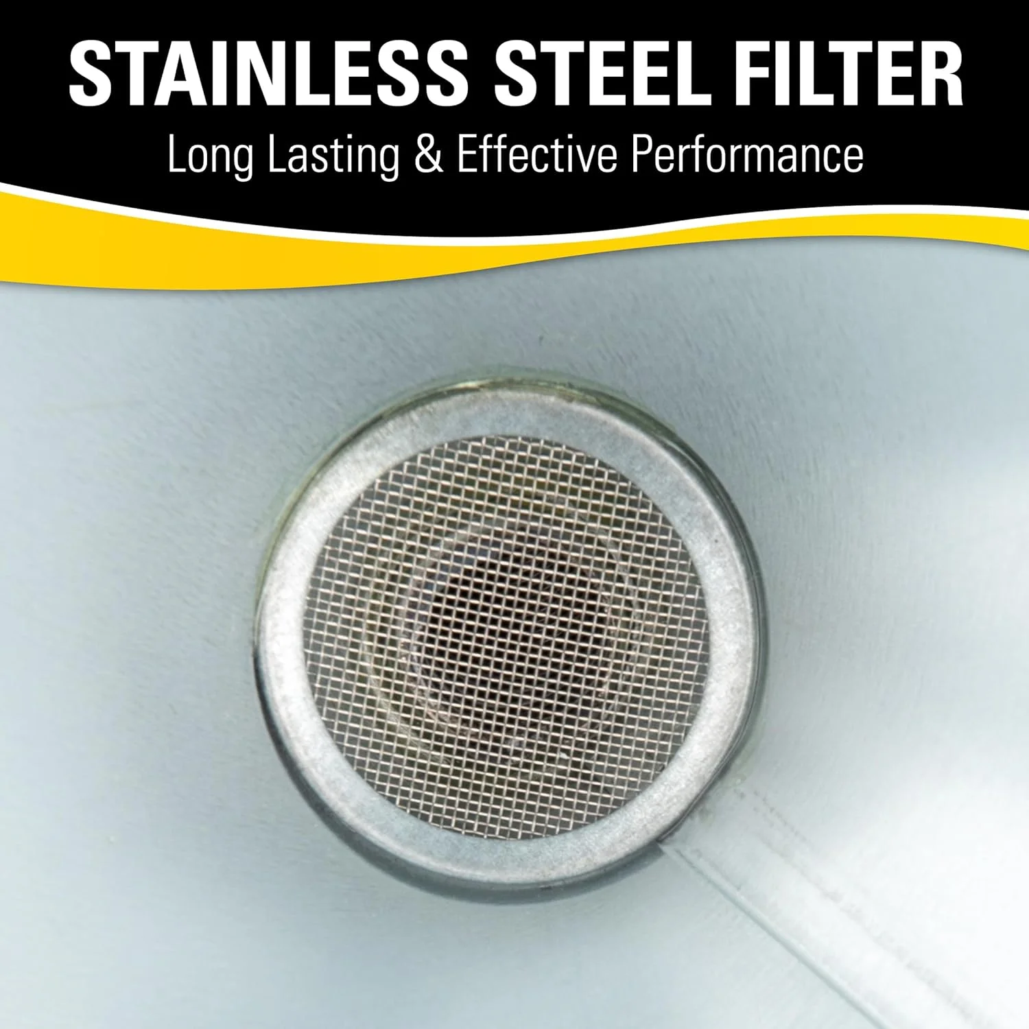 قیف گالوانیزه نقره ای LUMAX LX-1704 با لوله انعطاف پذیر 12 اینچی و توری. ساخته شده با فولاد گالوانیزه سنگین. ایده آل برای روغن انتقال