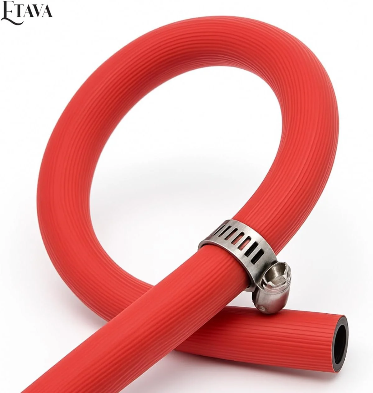 شلنگ گاز مایع با بست - لوله اتصال گاز برای اجاق گاز، سیلندر، تنظیم کننده، اجاق گاز پروپان بوتان، کباب پز، کمپینگ و لوله گاز 1.5 متری (ساخت ایتالیا)