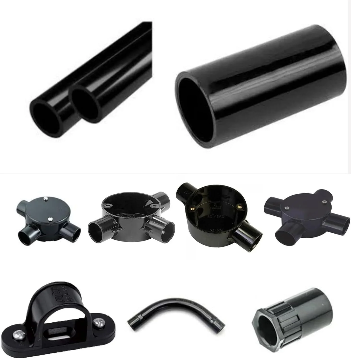 مجموعه 36 عددی لوله و اتصالات پی وی سی برق عباسعلی – راه حلی بادوام و مقاوم در برابر خوردگی برای سیم کشی و کابل کشی برق داخلی و خارجی (20 میلی متر) مجموعه 36 عددی لوله و اتصالات پی وی سی برق عباسعلی – راه حلی بادوام و مقاوم در برابر خوردگی برای سیم کشی و کابل کشی برق داخلی و خارجی (20 میلی متر)