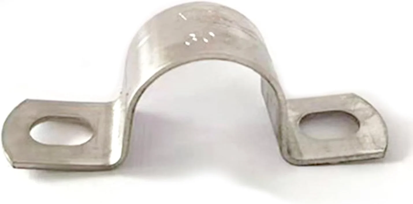 بست لوله فلزی M20، براکت نصب 2 سوراخه، فولاد گالوانیزه، گیره U شکل (بسته 10 عددی) (3/4 اینچ) بست لوله فلزی M20، براکت نصب 2 سوراخه، فولاد گالوانیزه، گیره U شکل (بسته 10 عددی) (3/4 اینچ)