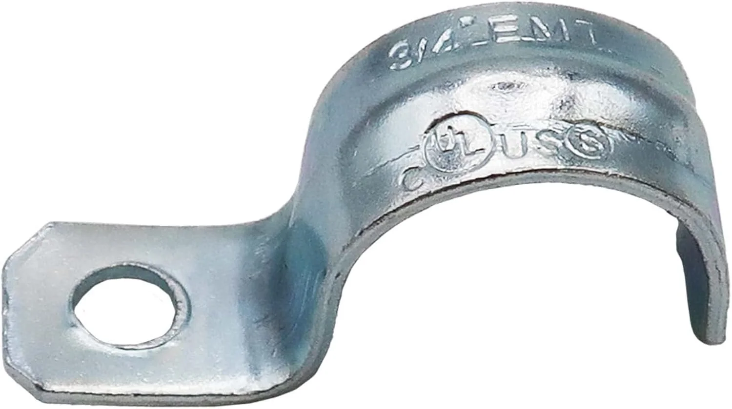 (بسته 100 عددی) AP-10551، بست لوله برق تک سوراخه EMT برای نصب لوله، سایز 1/2 اینچ، نوع فشاری، دارای دنده تقویت شده برای استحکام بیشتر، فلز گالوانیزه با روکش روی (بسته 100 عددی) AP-10551، بست لوله برق تک سوراخه EMT برای نصب لوله، سایز 1/2 اینچ، نوع فشاری، دارای دنده تقویت شده برای استحکام بیشتر، فلز گالوانیزه با روکش روی