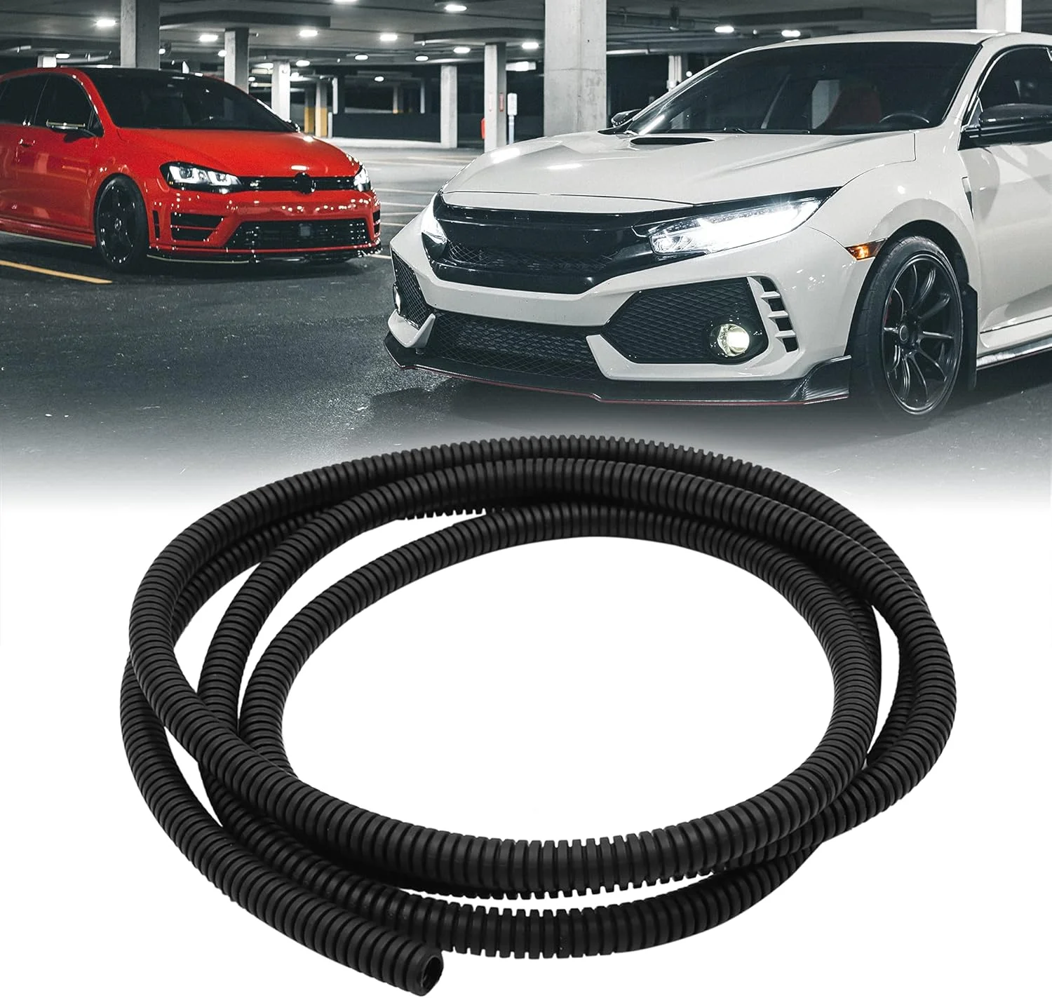 لوله خرطومی انعطاف پذیر 2 متری X AUTOHAUX برای سیم کشی خودرو