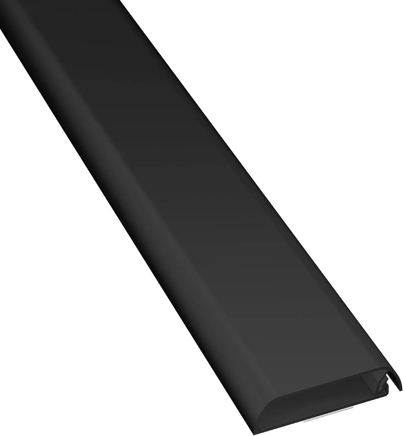 داکت سیم و کابل D-Line، پوشش سیم برای دیوار، مرتب کننده کابل تلویزیون، خود چسب، طراحی لولایی یک تکه - مشکی، 60 میلی متر (عرض) x 15 میلی متر (ارتفاع) x 40 سانتی متر طول