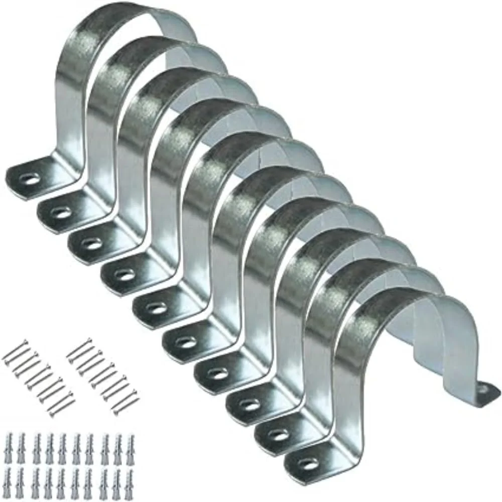 بست یو (U) گالوانیزه KNP به همراه پیچ و رولپلاک، گیره آویز بست لوله، مناسب برای بست و نگهدارنده لوله های آب، گاز و لوله های برق - 10 عدد (سایز 3/4 اینچ) بست یو (U) گالوانیزه KNP به همراه پیچ و رولپلاک، گیره آویز بست لوله، مناسب برای بست و نگهدارنده لوله های آب، گاز و لوله های برق - 10 عدد (سایز 3/4 اینچ)