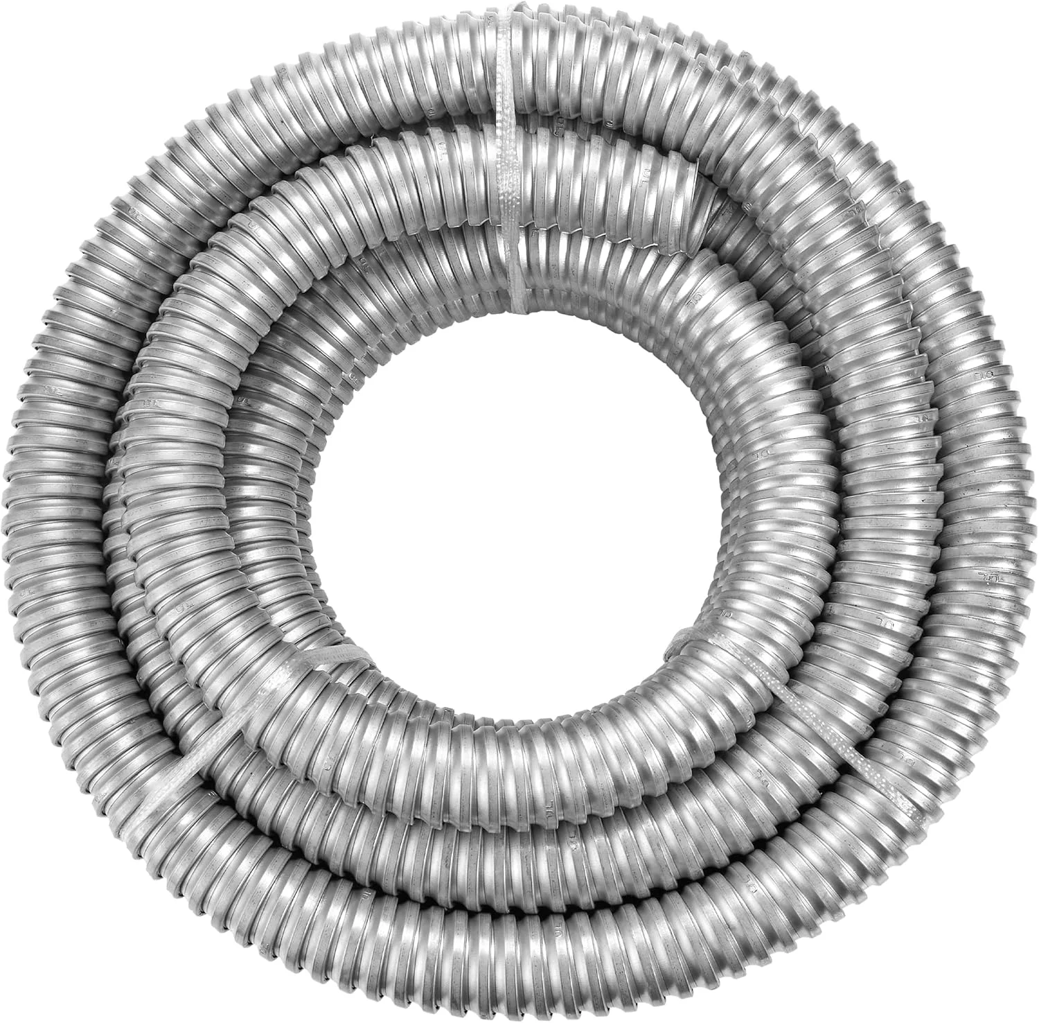 لوله خرطومی فلزی گالوانیزه ماکسیما، 1/2 اینچ در 25 فوت، مناسب برای سیم کشی برق، رول 25 فوتی