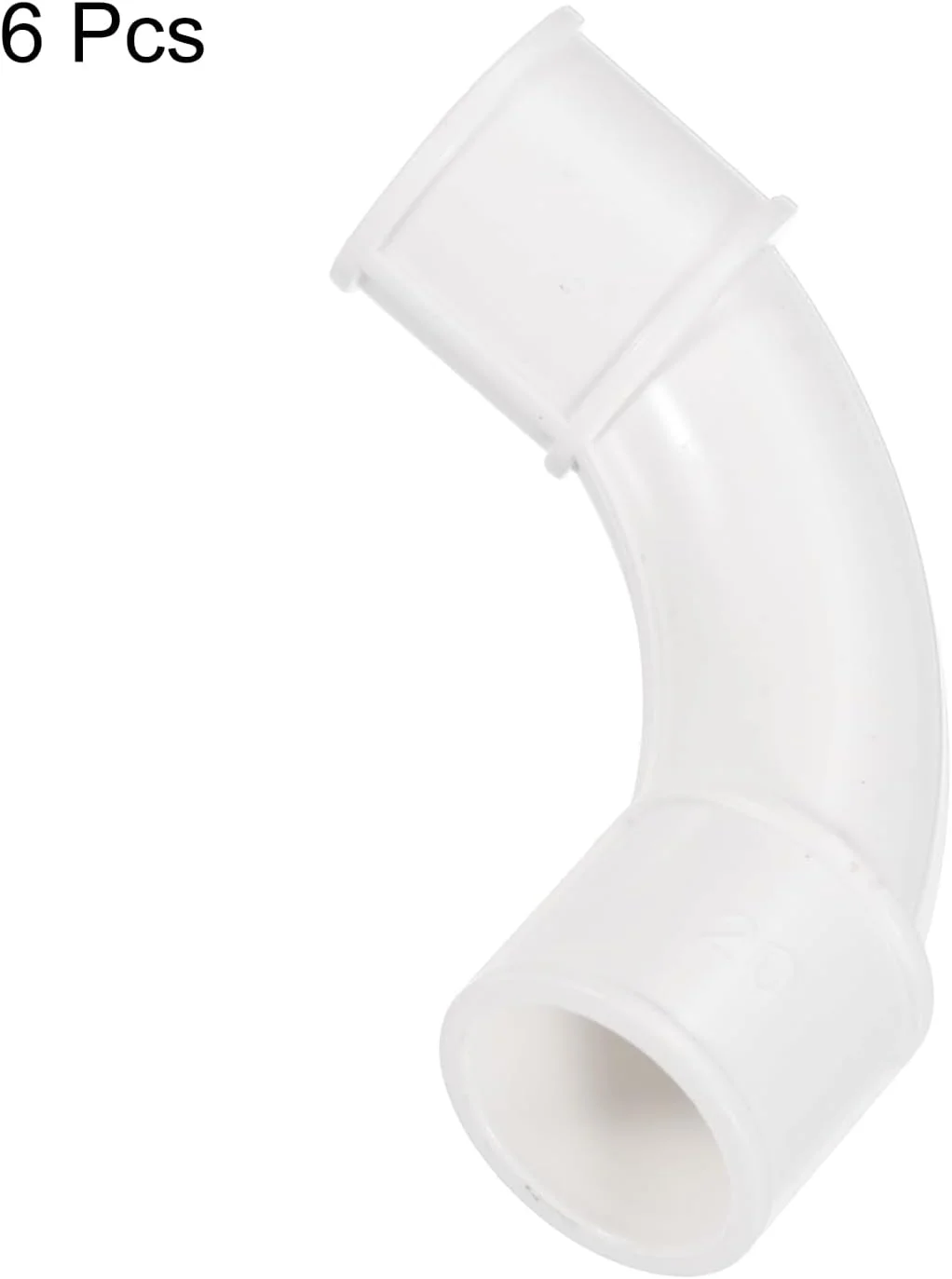 اتصال زانویی لوله پی وی سی 20 میلی متری سفید رنگ، تغییر جهت لوله، بسته 6 عددی اتصال زانویی لوله پی وی سی 20 میلی متری سفید رنگ، تغییر جهت لوله، بسته 6 عددی