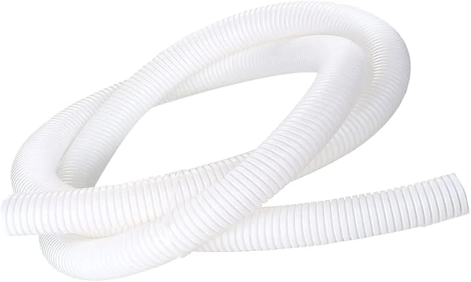 لوله خرطومی شکاف دار برای سیم کشی، لوله محافظ کابل سیم سفید، لوله مرتب کننده کابل برای کابل های تلویزیون، سیم برق، چراغ های باغ (قطر خارجی 10 میلی متر، 6 متر)