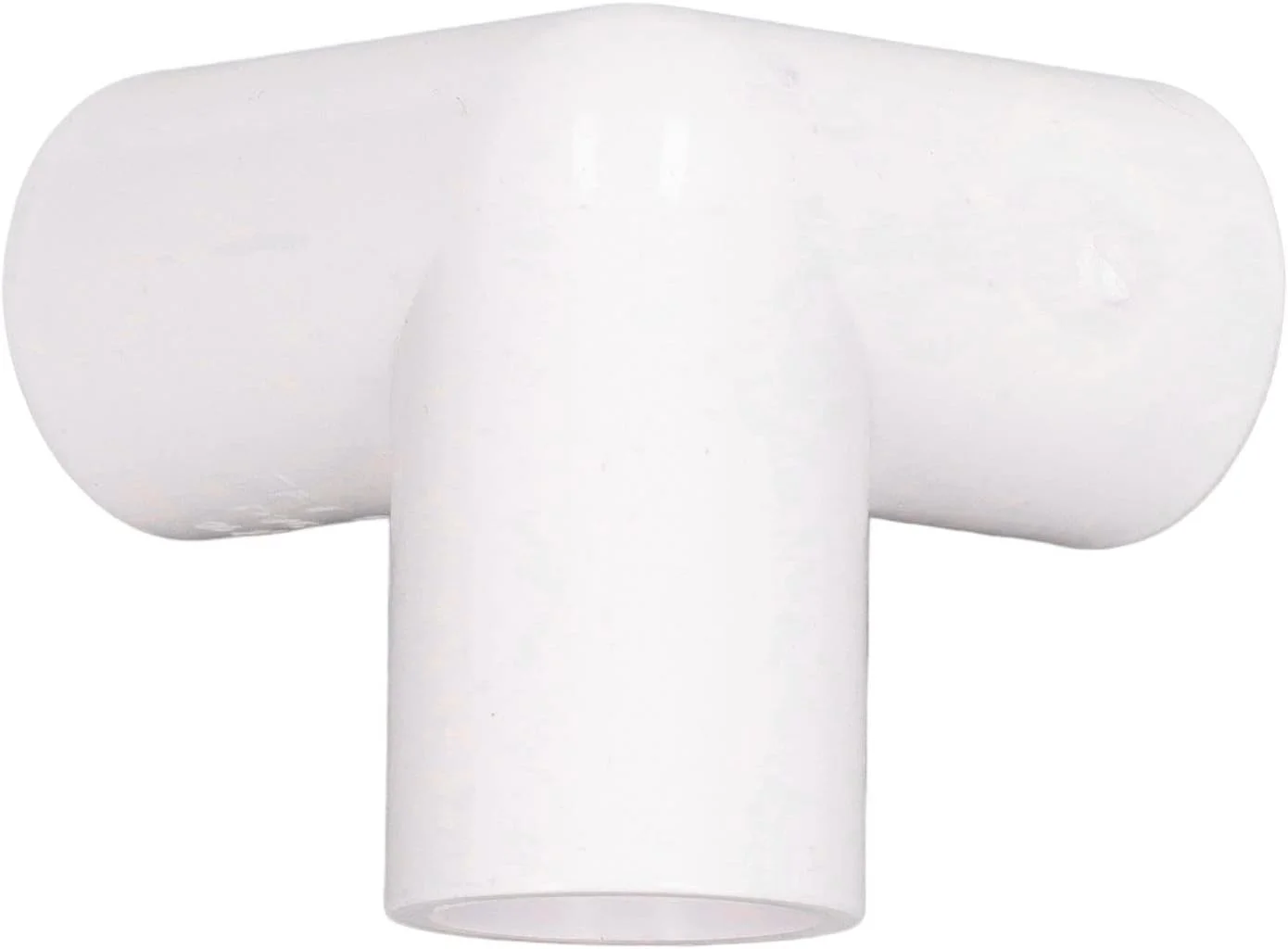 اتصالات لوله سه راهی پلاستیکی PVC، اتصال دهنده گوشه ای T شکل زاویه راست برای لوله های آب، مبلمان، لوله های گلخانه ای، چادرها، محفظه های گربه، قفسه بندی، محصولات استخر، سازه های پشتیبانی باغ، تثبیت ایمن، 10 عدد