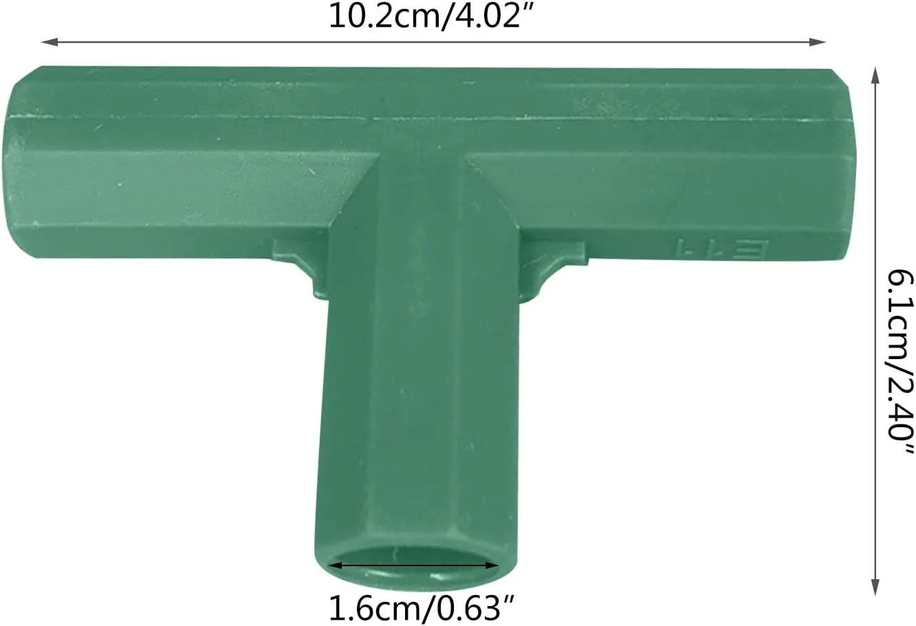 اتصالات لوله PVC زانویی 16 میلی متری 3/4/5 راهه، اتصال دهنده لوله پلاستیکی، اتصالات سنگین مبلمان گلخانه ای