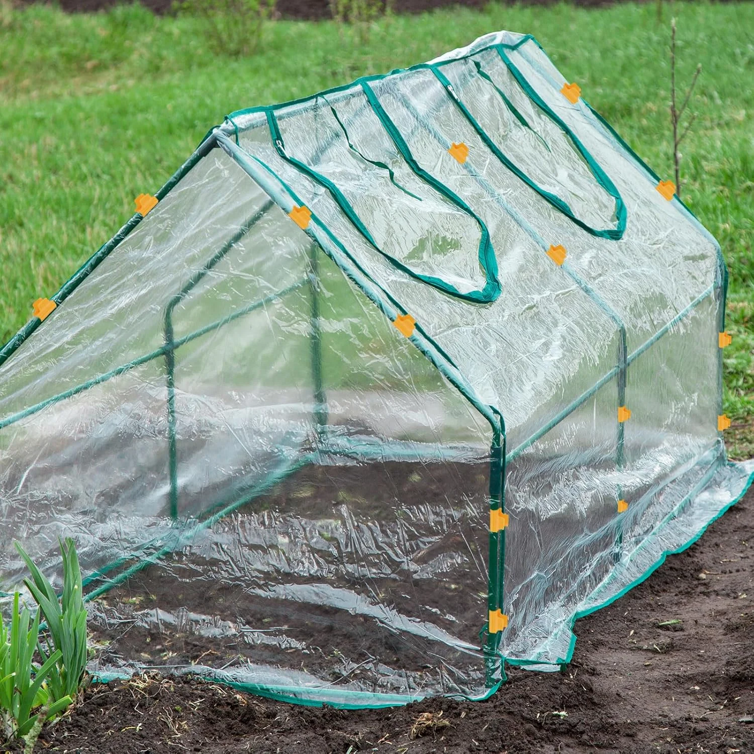 گیره های گلخانه ای QUARKZMAN برای لوله های PVC با قطر 5/8 اینچ، بسته 40 عددی گیره فیلم گلخانه ای، گیره میله توری سایه، کمان های باغی برای پوشش ردیفی، فیلم پلاستیکی گلخانه ای (نارنجی) گیره های گلخانه ای QUARKZMAN برای لوله های PVC با قطر 5/8 اینچ، بسته 40 عددی گیره فیلم گلخانه ای، گیره میله توری سایه، کمان های باغی برای پوشش ردیفی، فیلم پلاستیکی گلخانه ای (نارنجی)