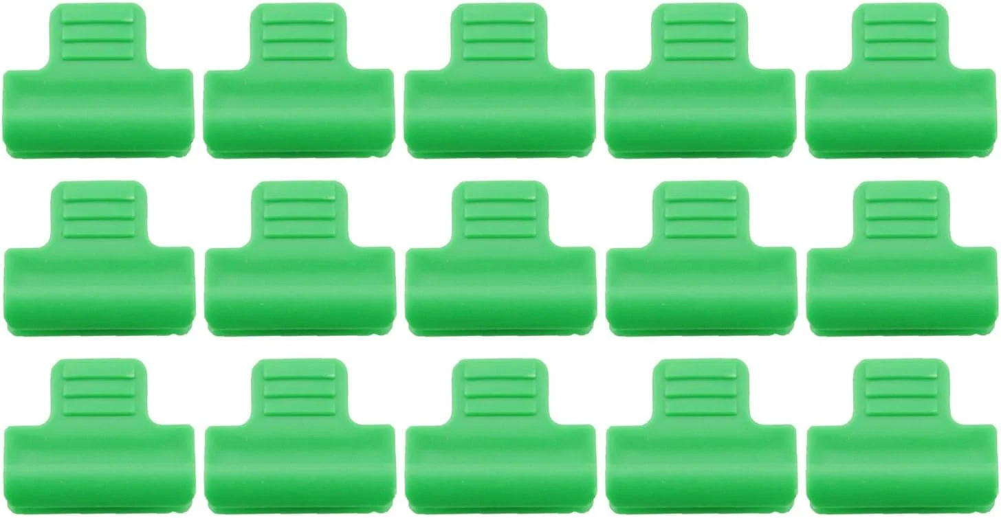 گیره های گلخانه ای WELWIK، 15 عددی، گیره های سگک غشایی گلخانه ای لوله پی وی سی 1/2 اینچی، قاب های نگهدارنده باغ، تونل های رشد، نگهدارنده های گیاه، میله های باغ، گیره های سیم گلخانه ای، سبز