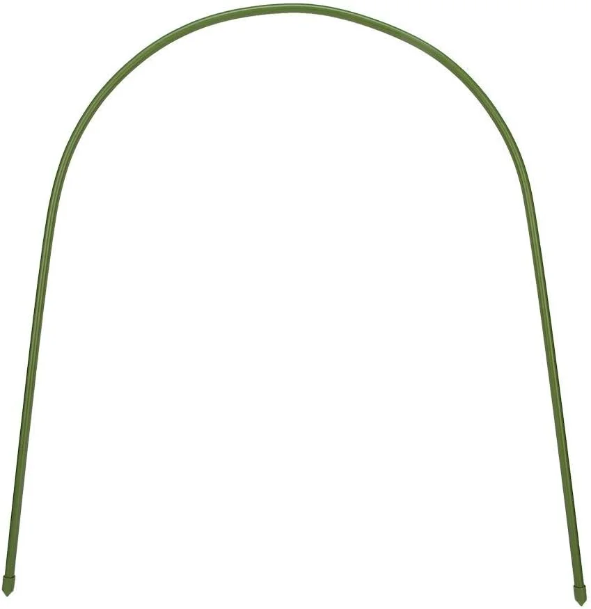 اسکلت گلخانه WRQzxcv، لوله فولادی با روکش پلاستیکی، قاب نگهدارنده قوسی شکل گلخانه، لوازم جانبی باغبانی 6 عددی