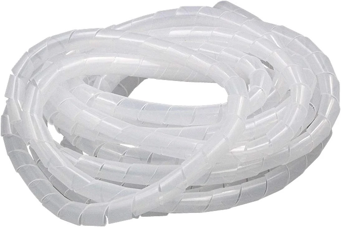 لوله های مارپیچ پلی اتیلن 10 متری جمع کننده و مرتب کننده سیم و کابل کیهانگ شیهویی، قطر اسمی: 12 میلی متر (سفید) (مشکی) (رنگ: سفید)