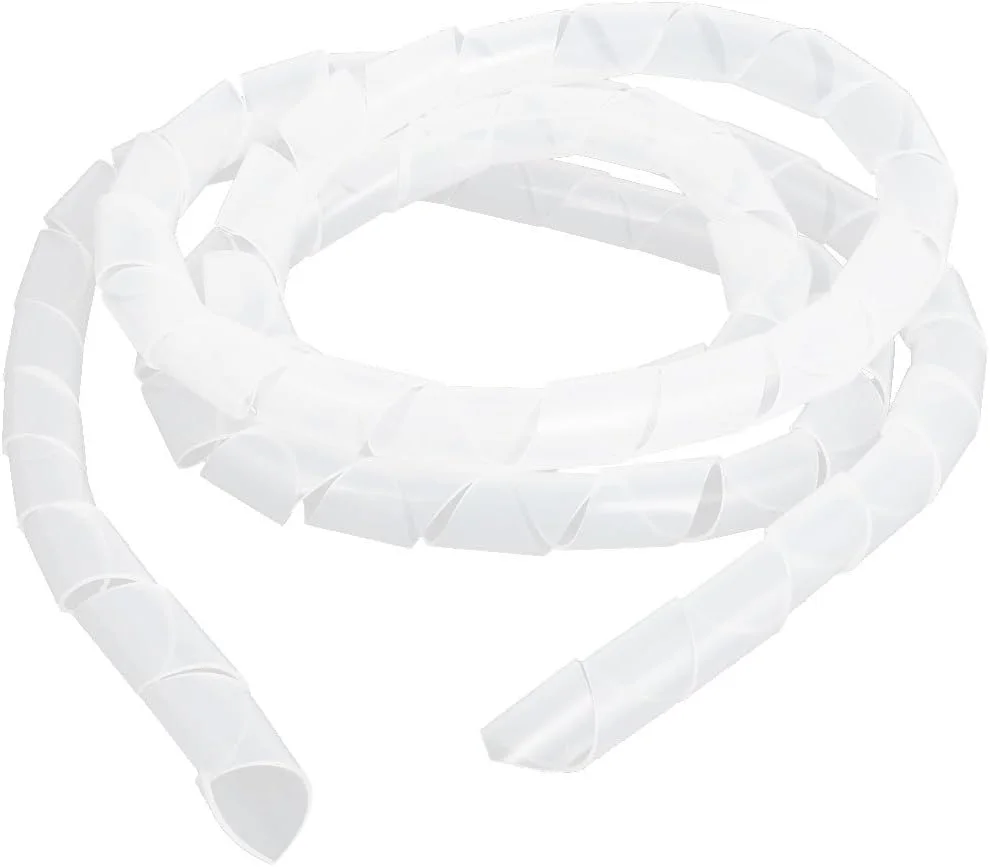 روکش محافظ سیم و کابل شفاف مارپیچی 14 میلی‌متری با طول 1.8 متر