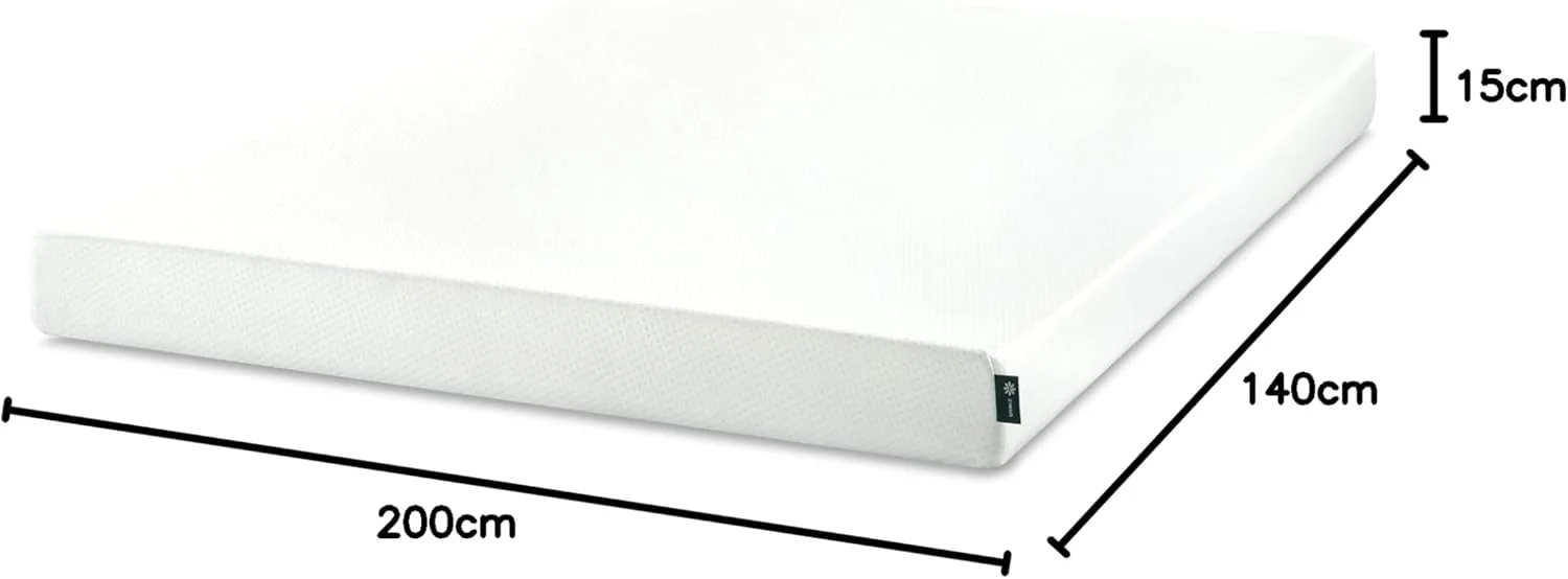 تشک فوم ژل خنک کننده زینوس 140 در 200 سانتی متر - تشک فوم راحت با درجه سختی H3 - فوم حافظه دار برای خواب آرام - ارتفاع 15 سانتی متر - دارای گواهی Oeko-Tex - عملکرد خنک کننده تنفسی تشک فوم ژل خنک کننده زینوس 140 در 200 سانتی متر - تشک فوم راحت با درجه سختی H3 - فوم حافظه دار برای خواب آرام - ارتفاع 15 سانتی متر - دارای گواهی Oeko-Tex - عملکرد خنک کننده تنفسی