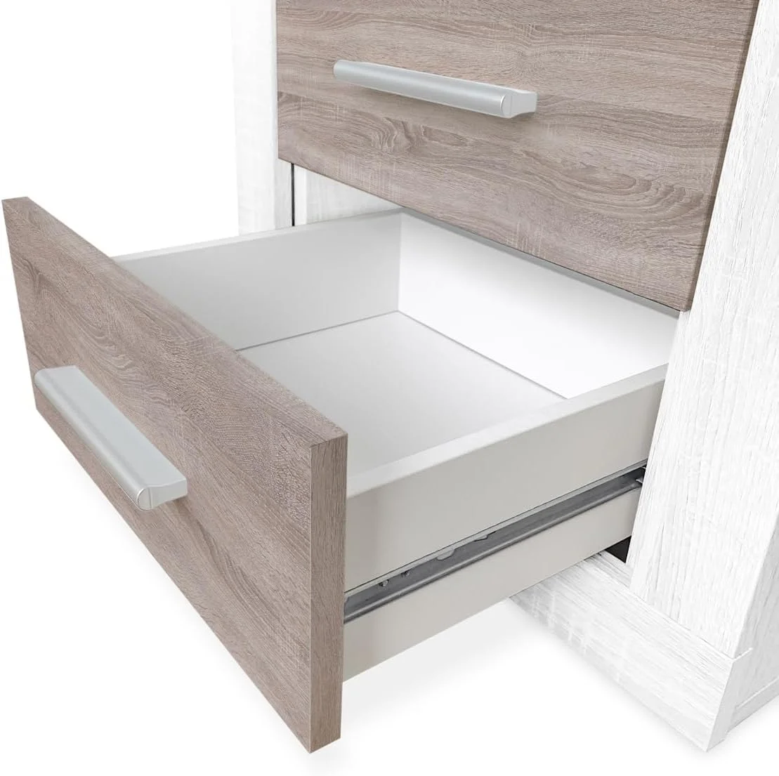 میز کنار تختی متفی اندرسن و خاکستری کاج مدل ویکتوریا با سبک نوردیک دارای 3 کشو | طراحی کاربردی و شیک | رنگ ها، چوب، 50 سانتی متر (عرض) x 60.5 سانتی متر (ارتفاع) x 34.5 سانتی متر (عمق) میز کنار تختی متفی اندرسن و خاکستری کاج مدل ویکتوریا با سبک نوردیک دارای 3 کشو | طراحی کاربردی و شیک | رنگ ها، چوب، 50 سانتی متر (عرض) x 60.5 سانتی متر (ارتفاع) x 34.5 سانتی متر (عمق)