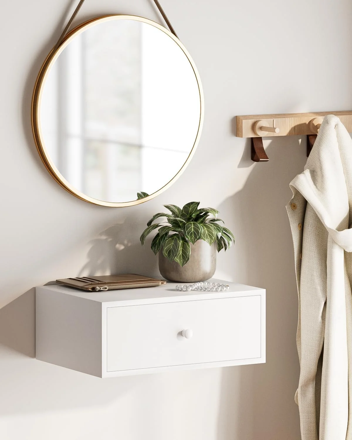 میز کنار تختی شناور، قفسه شناور با کشو، میز کنار تختی دیواری، میز کنار تختی شناور (سفید) میز کنار تختی شناور، قفسه شناور با کشو، میز کنار تختی دیواری، میز کنار تختی شناور (سفید)