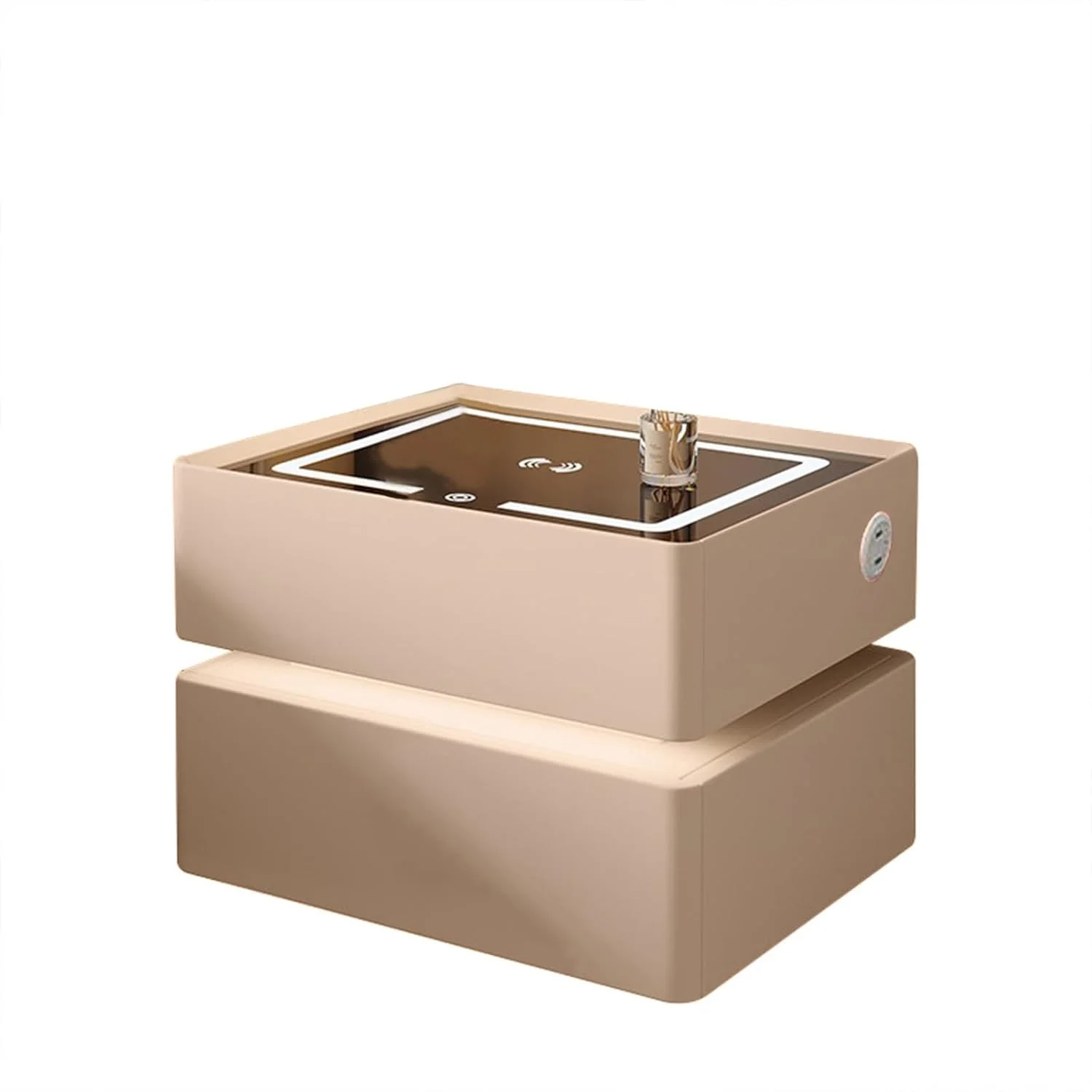 میز کنار تختی، میز کنار تختی هوشمند، میزهای کنار تخت، دارای دو کشو برای نگهداری، میز انتهایی هوشمند با نور 3 رنگ برای اتاق خواب، اتاق نشیمن میز کنار تختی، میز کنار تختی هوشمند، میزهای کنار تخت، دارای دو کشو برای نگهداری، میز انتهایی هوشمند با نور 3 رنگ برای اتاق خواب، اتاق نشیمن