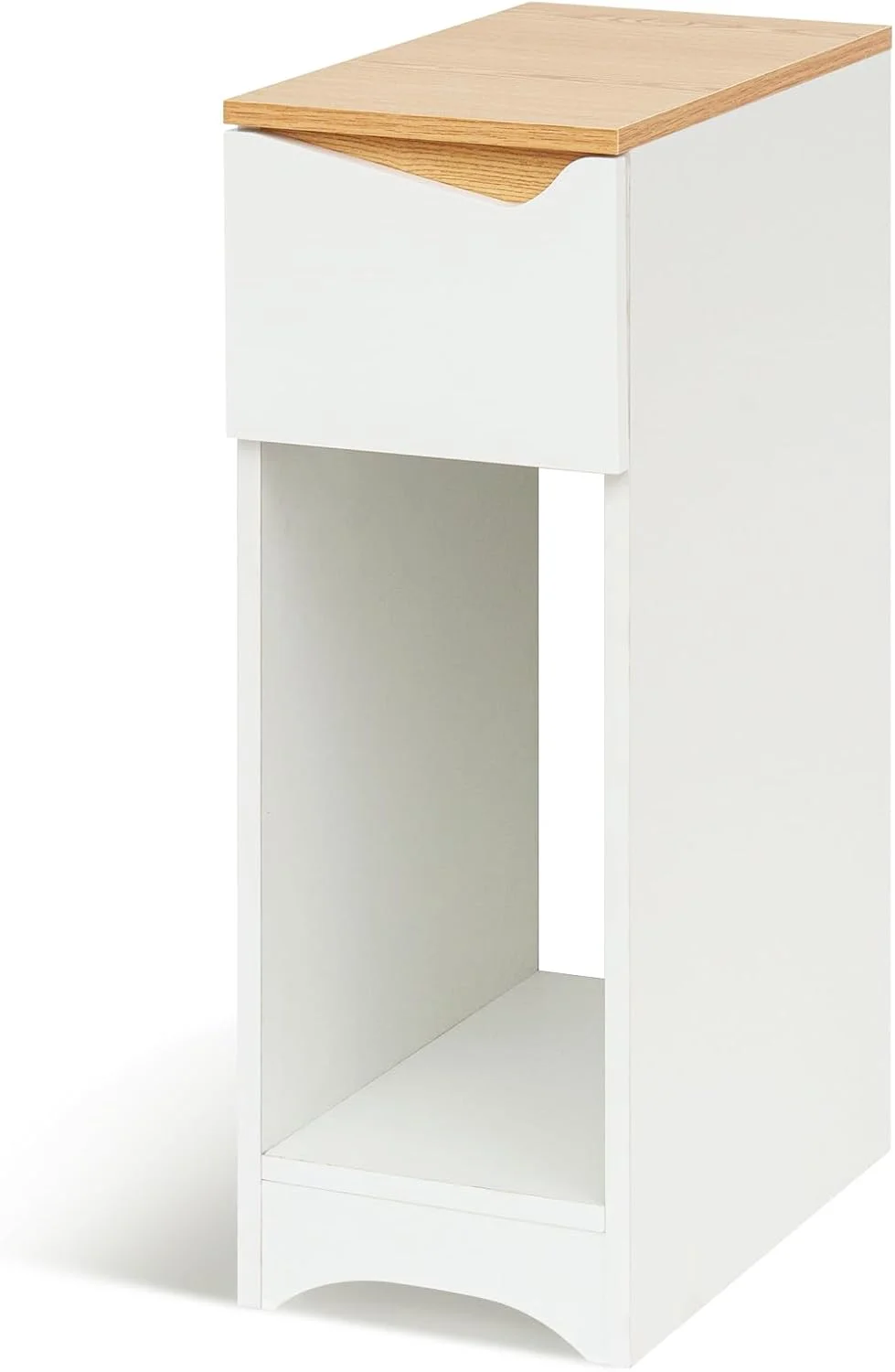 میز کنار تختی سفید، مناسب اتاق خواب و اتاق کودک، میز تلفن، ابعاد: 20x35x60 سانتی متر میز کنار تختی سفید، مناسب اتاق خواب و اتاق کودک، میز تلفن، ابعاد: 20x35x60 سانتی متر