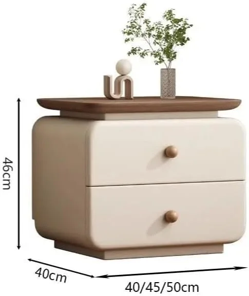 میز کنار تختی مدرن AWD، میزهای جانبی برای اتاق خواب، پاتختی با 2 کشو کابینت ذخیره سازی، مبلمان اتاق نشیمن میز کنار تختی مدرن AWD، میزهای جانبی برای اتاق خواب، پاتختی با 2 کشو کابینت ذخیره سازی، مبلمان اتاق نشیمن