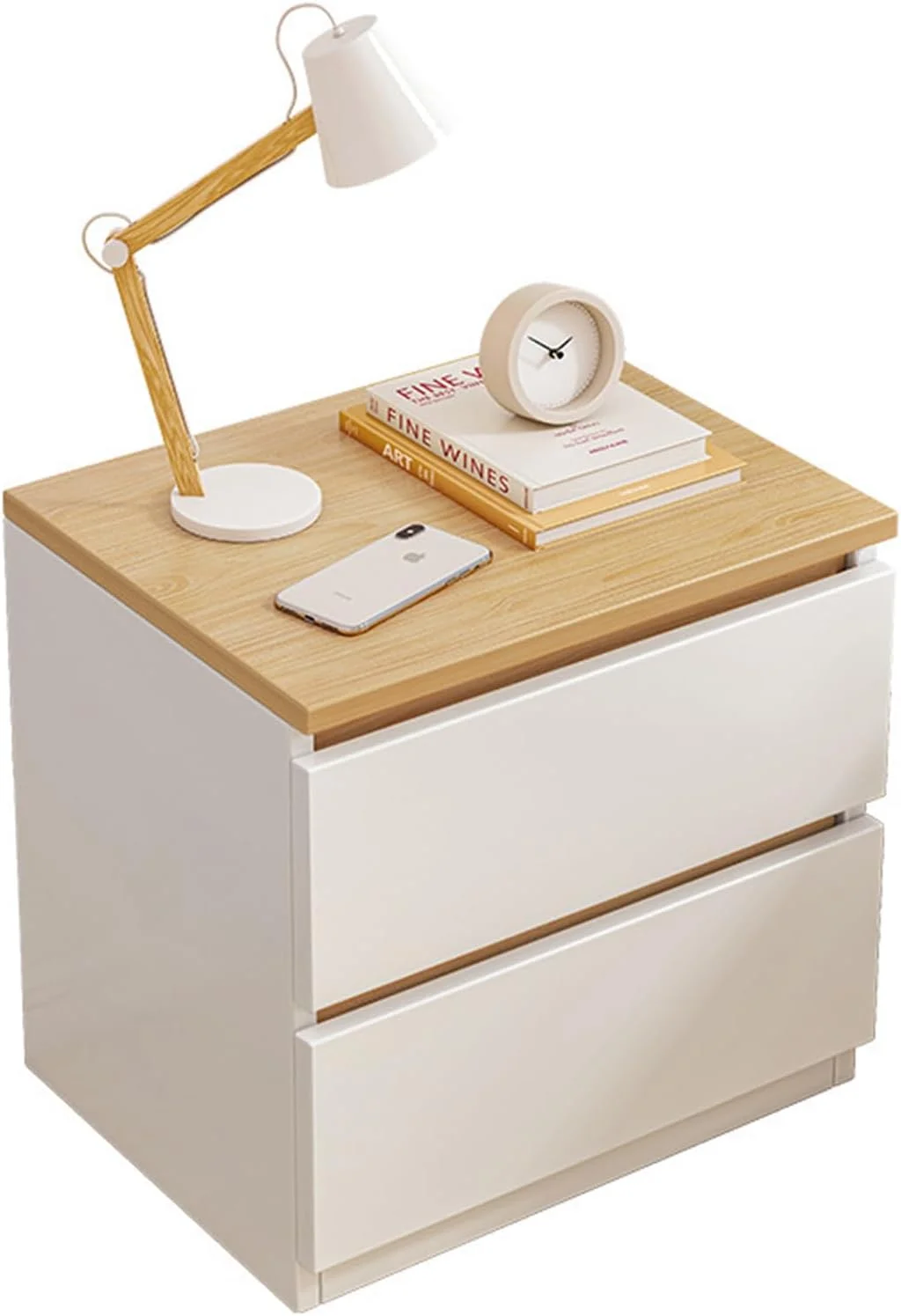 میز کنار تختی Beauenty، میز چوبی، مونتاژ آسان، میز کنار تختی با کشو برای اتاق خواب، اتاق نشیمن، خوابگاه (مدل 4) میز کنار تختی Beauenty، میز چوبی، مونتاژ آسان، میز کنار تختی با کشو برای اتاق خواب، اتاق نشیمن، خوابگاه (مدل 4)