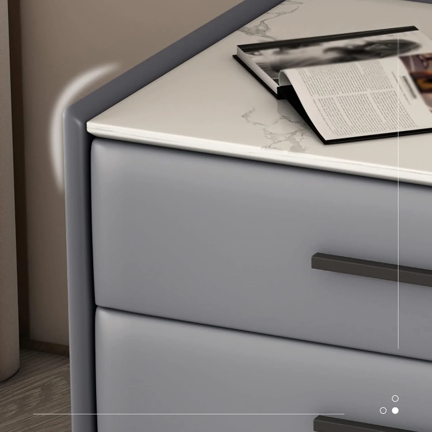 میز کنار تختی مدرن سبز رنگ، میز شب چوبی مستطیلی با روکش چرم مصنوعی و لاک الکل، کمد کنار تخت خواب، دارای 2 کشو برای نگهداری وسایل، مناسب اتاق خواب میز کنار تختی مدرن سبز رنگ، میز شب چوبی مستطیلی با روکش چرم مصنوعی و لاک الکل، کمد کنار تخت خواب، دارای 2 کشو برای نگهداری وسایل، مناسب اتاق خواب