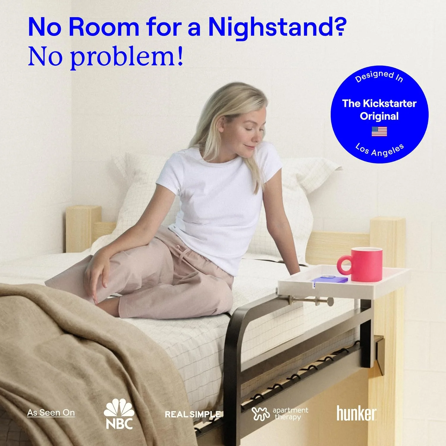 قفسه کنار تختی BedShelfie برای تخت خواب دو طبقه و طبقه بالا، لوازم ضروری اتاق خوابگاه دانشجویی، میز کنار تختی معلق، سینی ذخیره سازی میز کنار تخت، دکور اتاق خوابگاه توسط Smallish - (مدل FlexFit، سفید) قفسه کنار تختی BedShelfie برای تخت خواب دو طبقه و طبقه بالا، لوازم ضروری اتاق خوابگاه دانشجویی، میز کنار تختی معلق، سینی ذخیره سازی میز کنار تخت، دکور اتاق خوابگاه توسط Smallish - (مدل FlexFit، سفید)