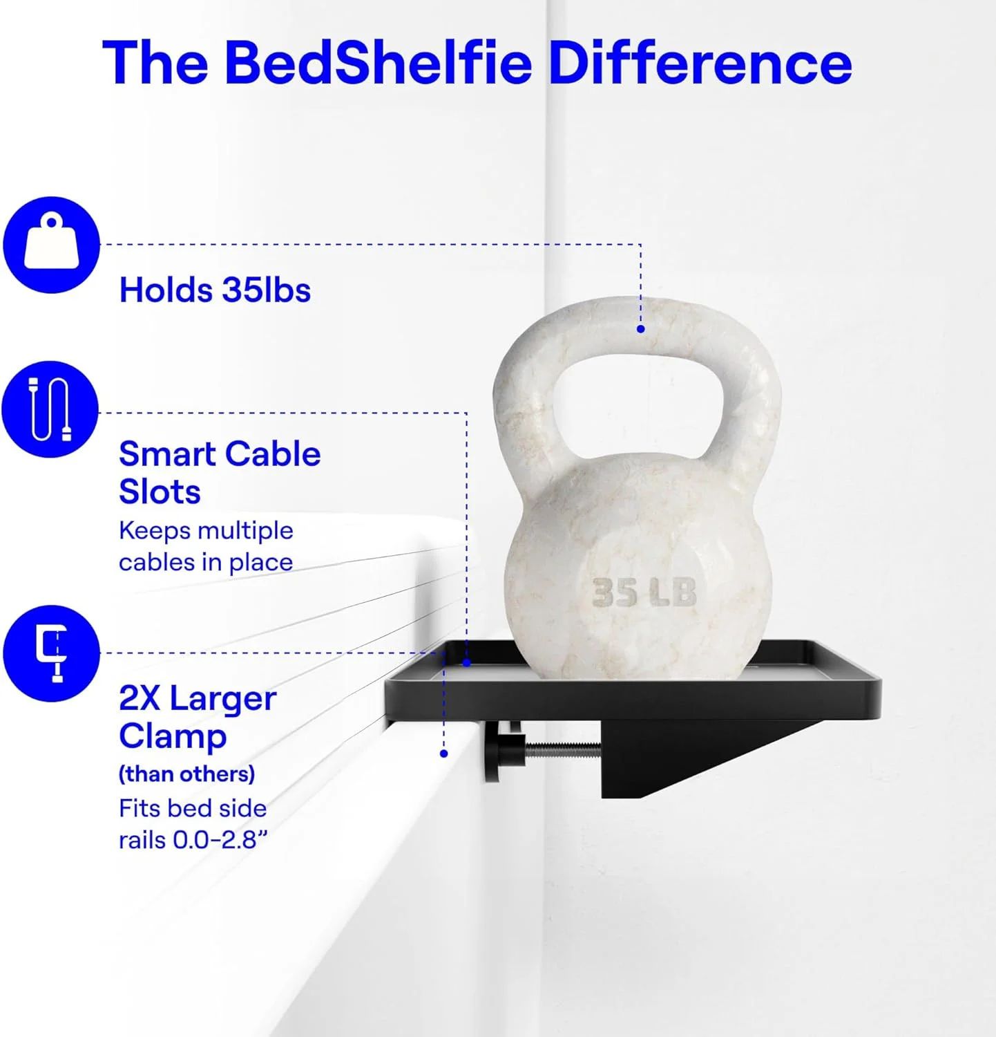 قفسه کنار تختی BedShelfie، تخت خواب دو طبقه و طبقه بالا، لوازم ضروری اتاق خوابگاه دانشجویی، میز کنار تختی گیره دار، سینی سازمان دهنده میز کنار تخت، دکور اتاق خوابگاه دانشجویی - نگهدارنده کابل، مشکی قفسه کنار تختی BedShelfie، تخت خواب دو طبقه و طبقه بالا، لوازم ضروری اتاق خوابگاه دانشجویی، میز کنار تختی گیره دار، سینی سازمان دهنده میز کنار تخت، دکور اتاق خوابگاه دانشجویی - نگهدارنده کابل، مشکی