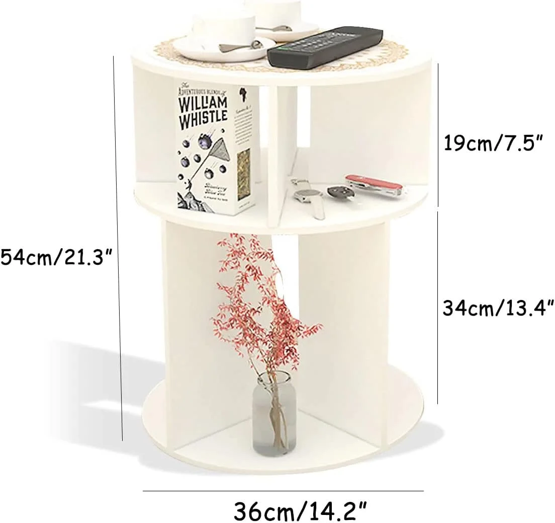 میز کنار تختی / میز پلاستیکی متمایز کنار تخت برای اتاق خواب چند منظوره / طاولة جانبیة