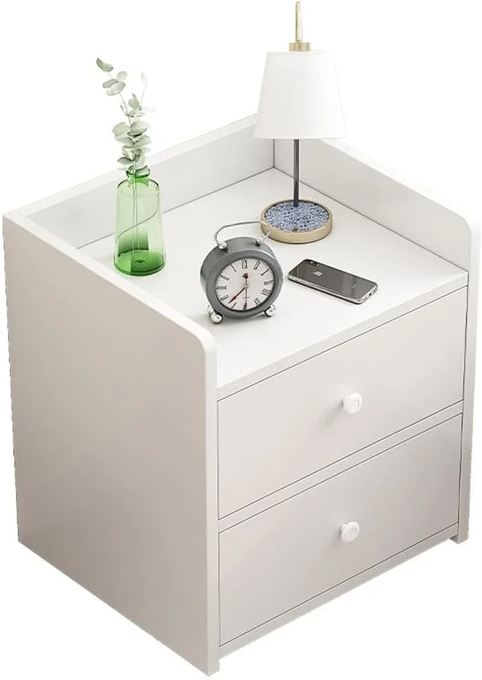 کابینت کنار تختی با کشو و قفسه